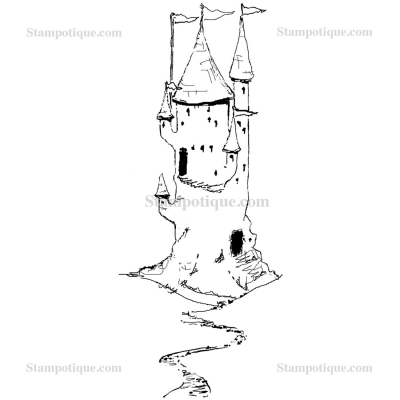 400x400 Fairytale Castle - Fairytale Castle Sketch