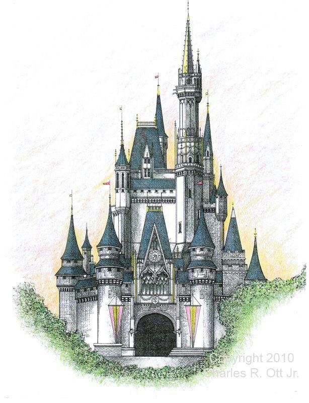 614x800 Pin By Angela Eidenmiller On Castles And Other Great Places - Fairytale Castle Sketch