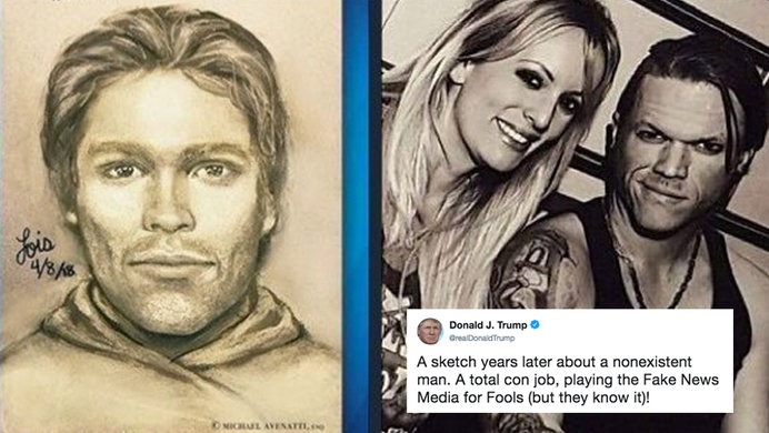 692x390 Trump Finally Breaks His Silence In Stormy Daniels Scandal Know - Fake Sketch