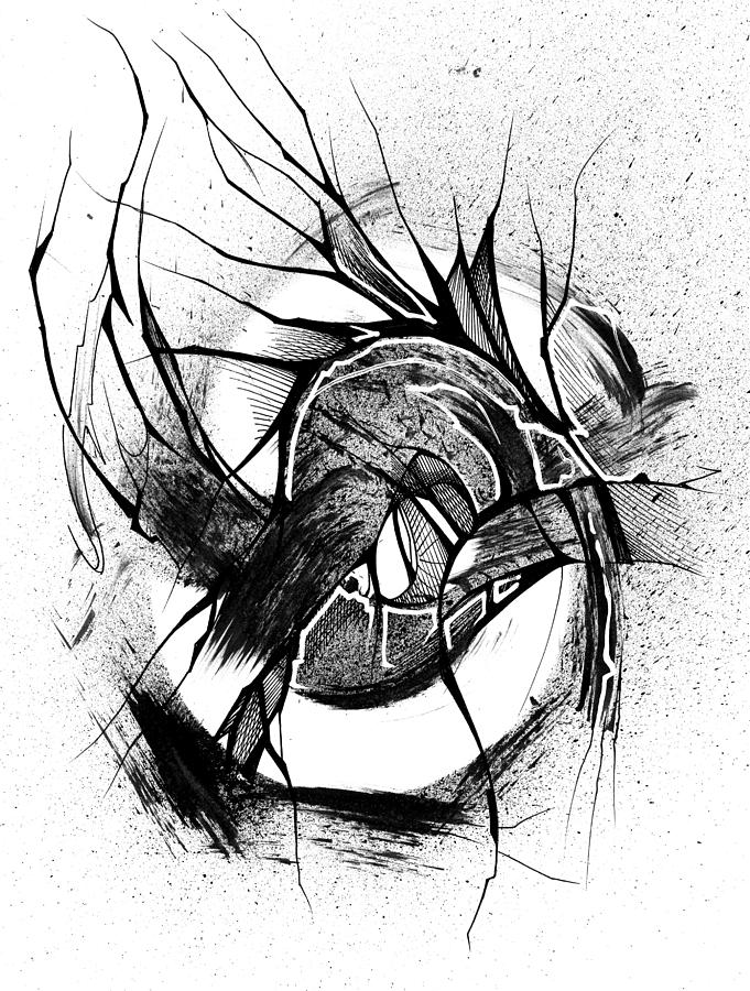 681x900 Fall Leaves Drawing By Angelo Manzanares - Fall Leaves Sketch