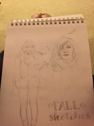 320x427 Just Some Fall Sketches Ft. My Cold Feet - Fall Sketches