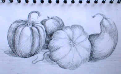 392x240 Three Autumn Sketches - Fall Sketches