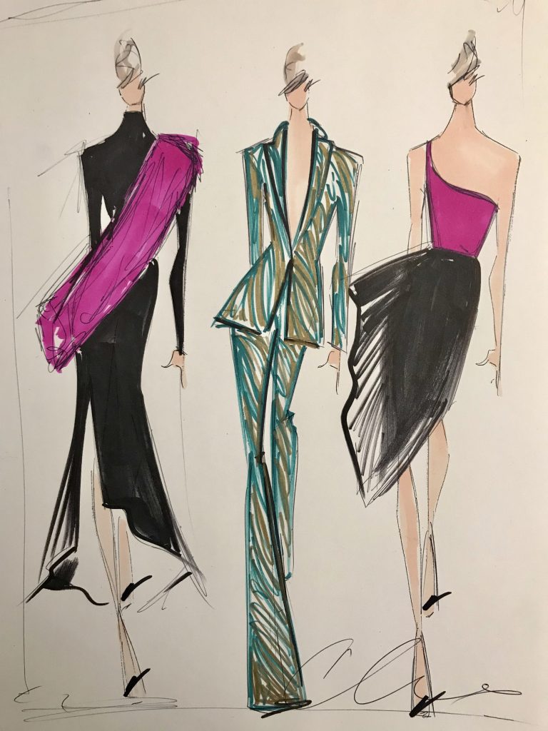 768x1024 With New York Fashion Week In Crisis, The Shows Go On Harvey - Fall Sketches