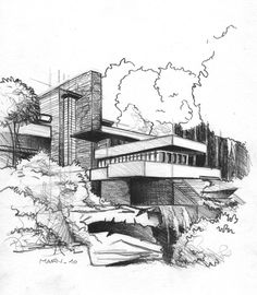 Fallingwater Sketch