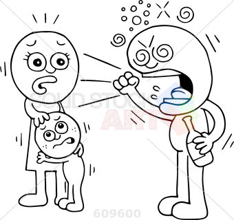 340x320 Stock Illustration Of Cartoon Sketch Outline Of Drunk Man Shouting - Family Cartoon Sketch