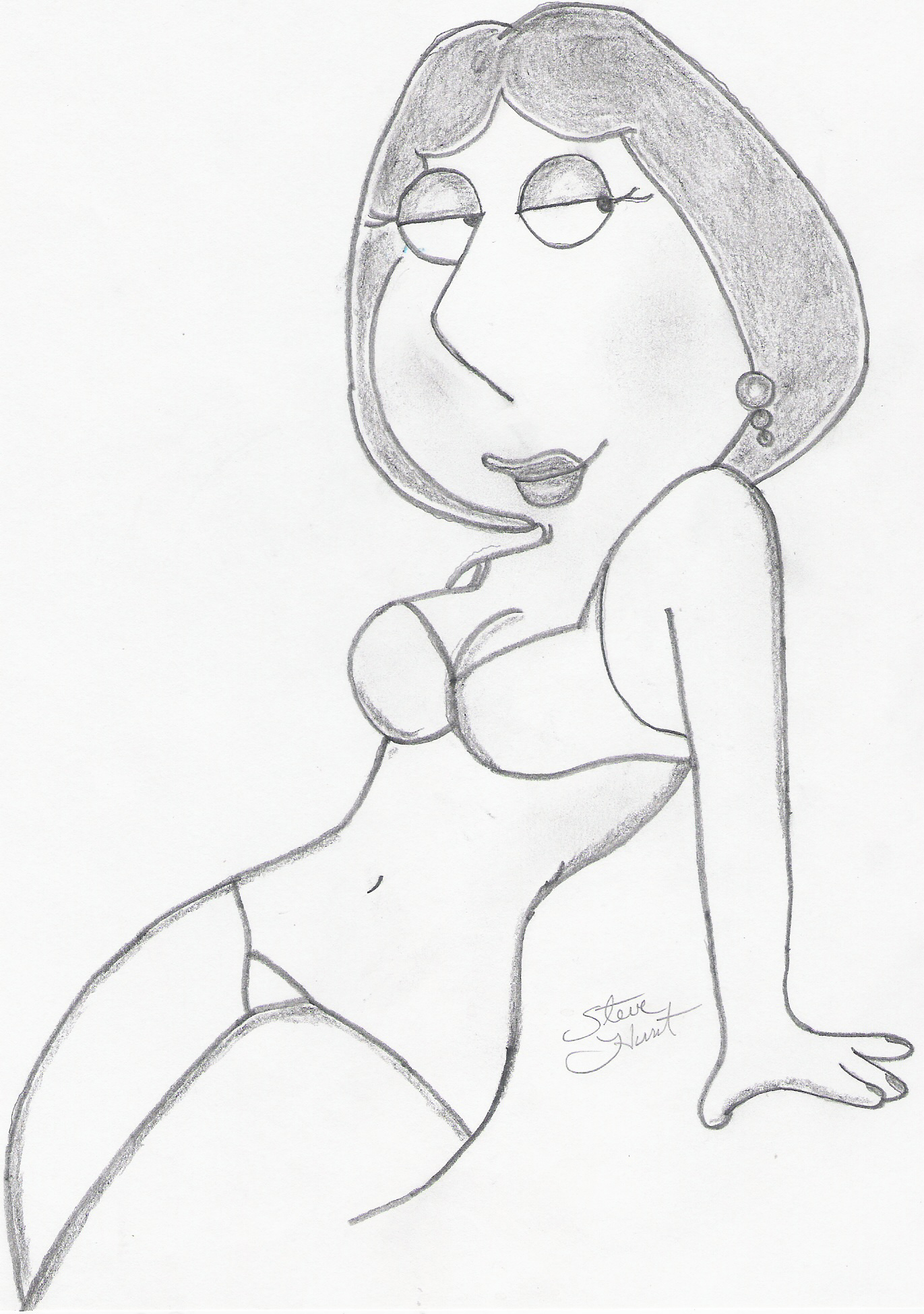 1371x1950 Image - Family Guy Sketch