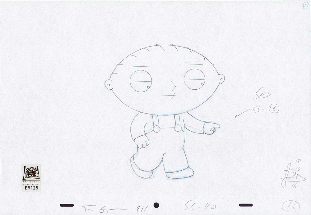 1000x693 Comic Mint - Family Guy Sketch