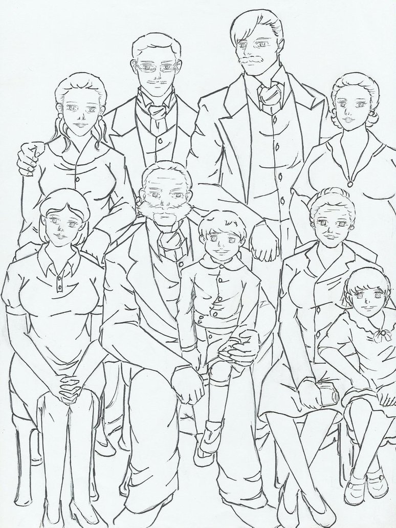 774x1032 Family Sketch By Siessta - Family Sketch