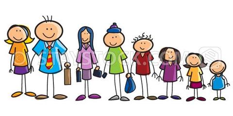 480x240 Large Family Sketch Staystock - Family Sketch