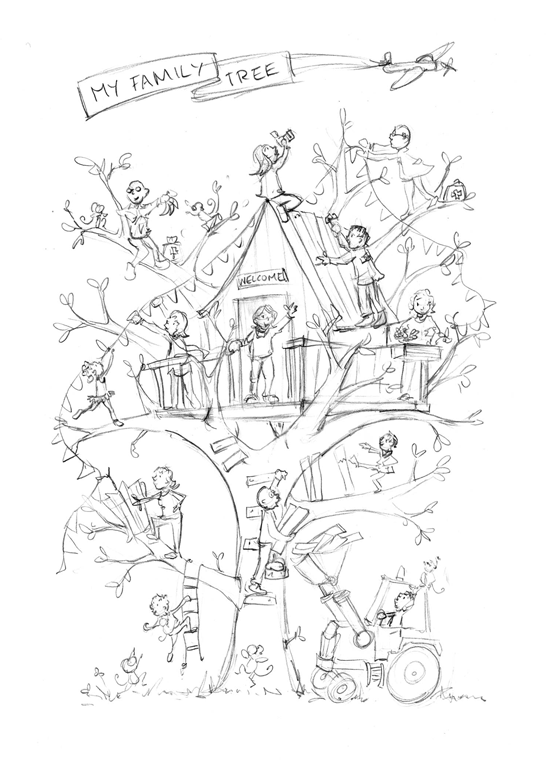 550x760 Vicky Fieldhouse - Family Tree Sketch