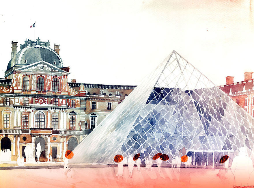 880x651 Polish Architect Releases Time Lapse Videos For Her Brilliant - Famous Architects Sketches