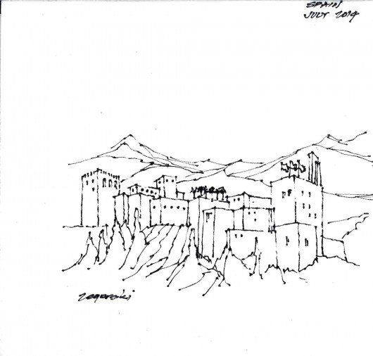 530x506 17 Napkin Sketches By Famous Architects Sketchesinspirations - Famous Architects Sketches