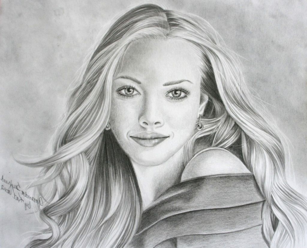 1024x828 Drawn Sketches Pencil Famous Celebrity Pretty - Famous Sketches