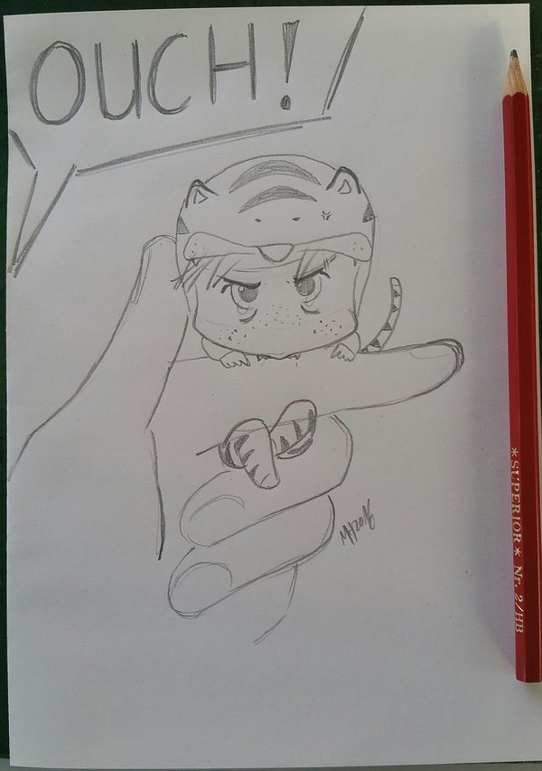 600x853 Chibi Fangs Sketch By Fishbone76 - Fangs Sketch