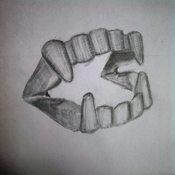 612x612 642thingstodraw - Fangs Sketch