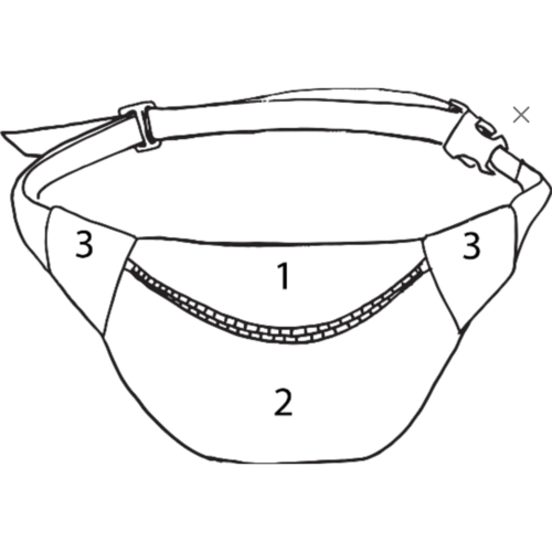 500x500 Products Tagged Tropical Beksiesboutique - Fanny Pack Sketch