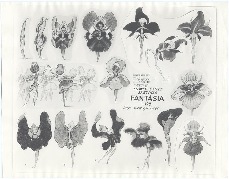 800x625 Disney Fantasia Animation Model Sheet Of - Fantasia Sketches