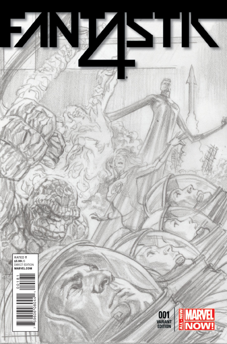 900x1366 Image - Fantastic Four Sketch