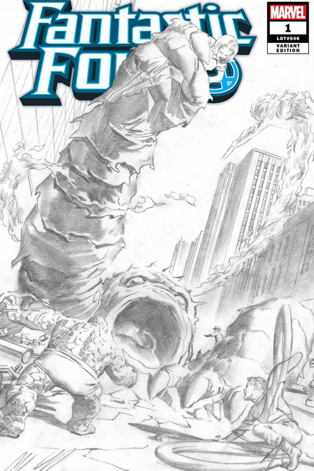 640x960 Fantastic Four (2018) - Fantastic Four Sketch