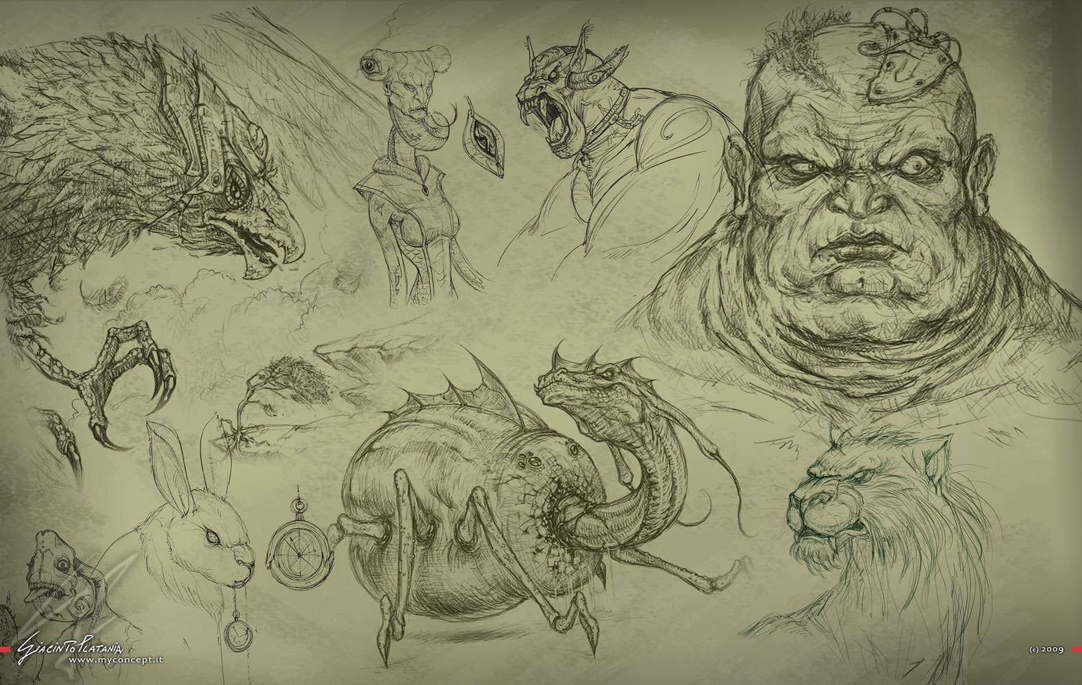1580x1000 Illustratore Concept Artist - Fantasy Art Sketches