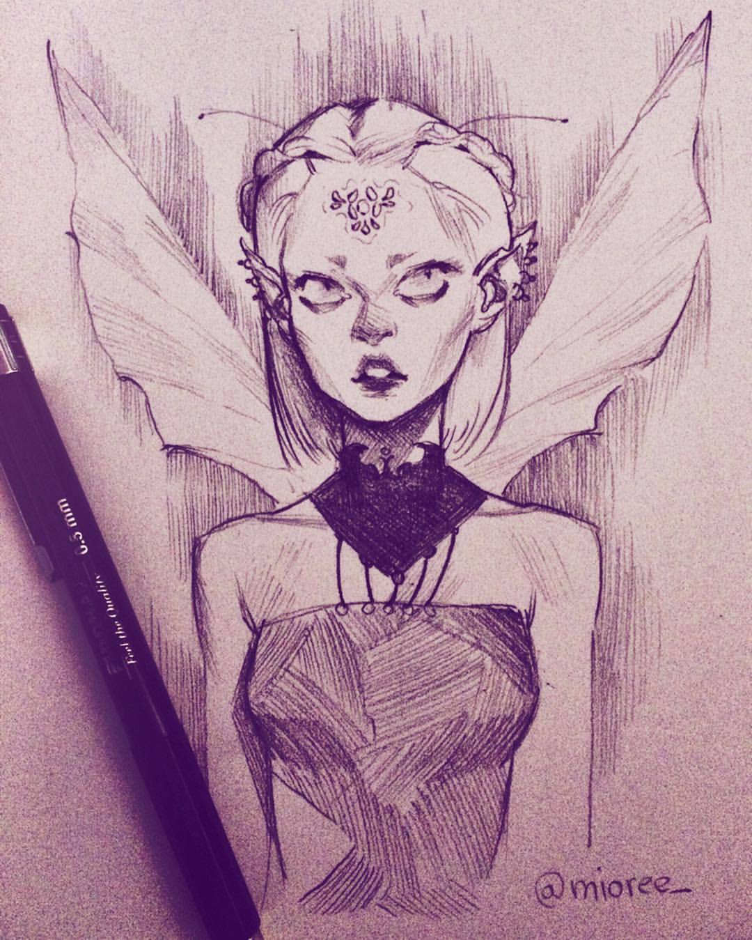 1080x1349 Mioree - Fantasy Girl Sketch