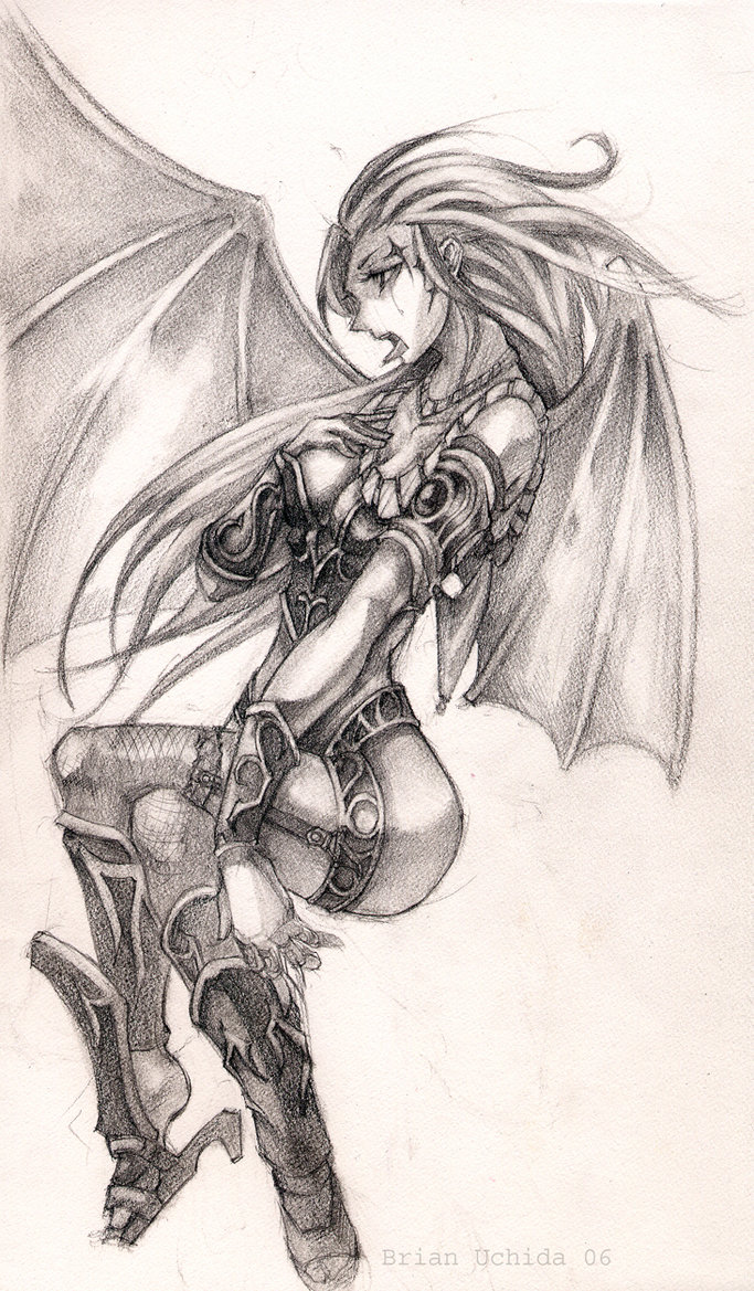 683x1169 Nameless Fantasy Girl By Uchidab - Fantasy Girl Sketch