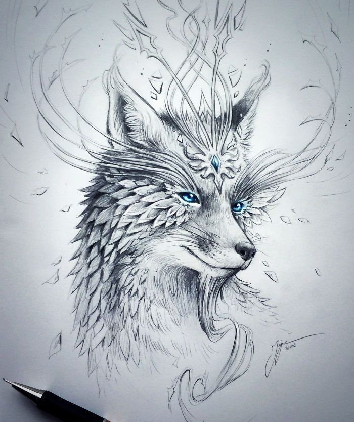 700x834 Enchanting Fantasy Art By Jonas Drawings - Fantasy Sketches