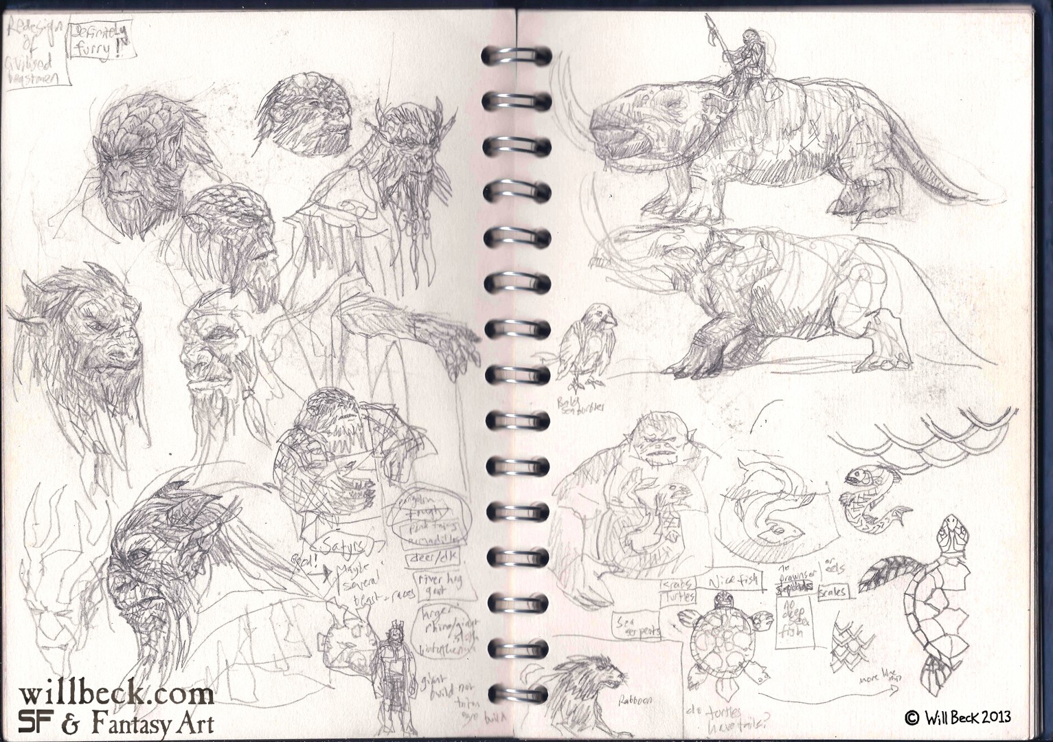 1533x1080 Fantasy Beastmen And Whalephant Sketches - Fantasy World Sketches