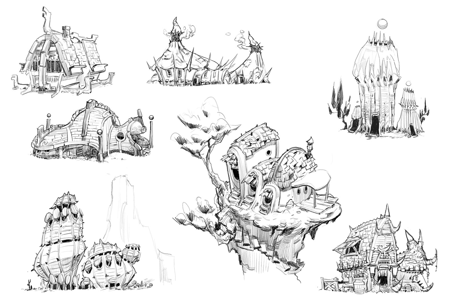 1600x1075 Blizzcon And Fantasy World Sketches! Tim Guo Design - Fantasy World Sketches