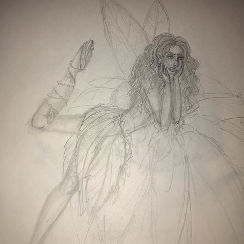 480x480 Images About - Faries Sketch