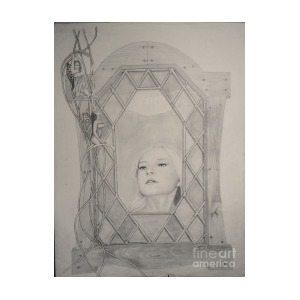 300x300 Window Faries Drawing By Ronald Welch - Faries Sketch