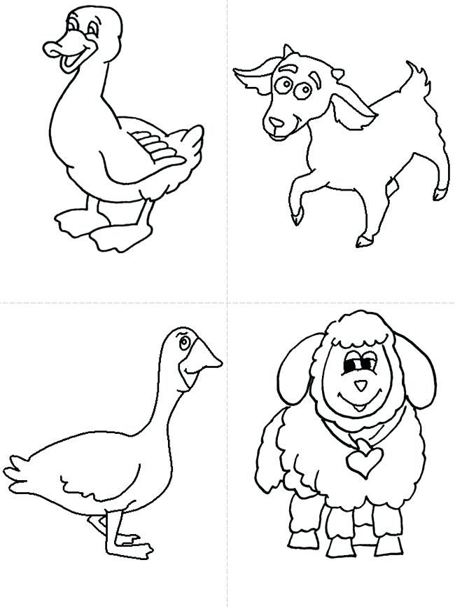 650x866 Animal Shapes Coloring Pages Here Are A Number Of Farm Animals - Farm Animals Sketch