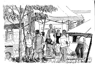 320x219 Urban Sketchers Seattle Lake City Farmers Market - Farmers Sketch