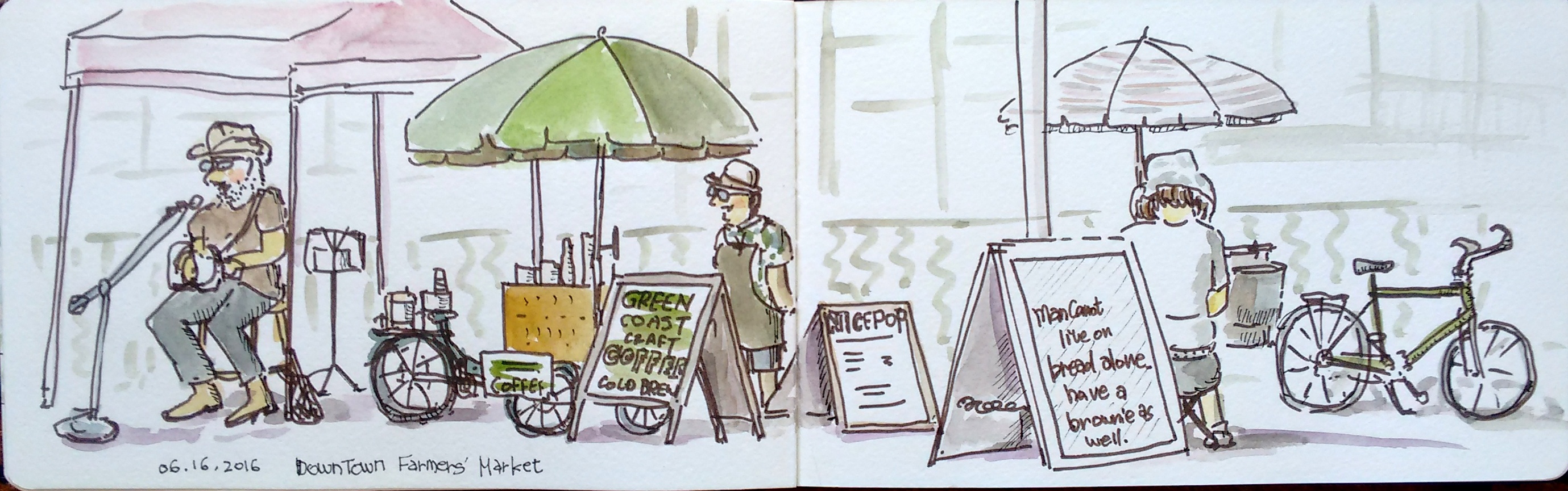 2758x865 Wonderful Sketch Of Jml Playing Music - Farmers Sketch