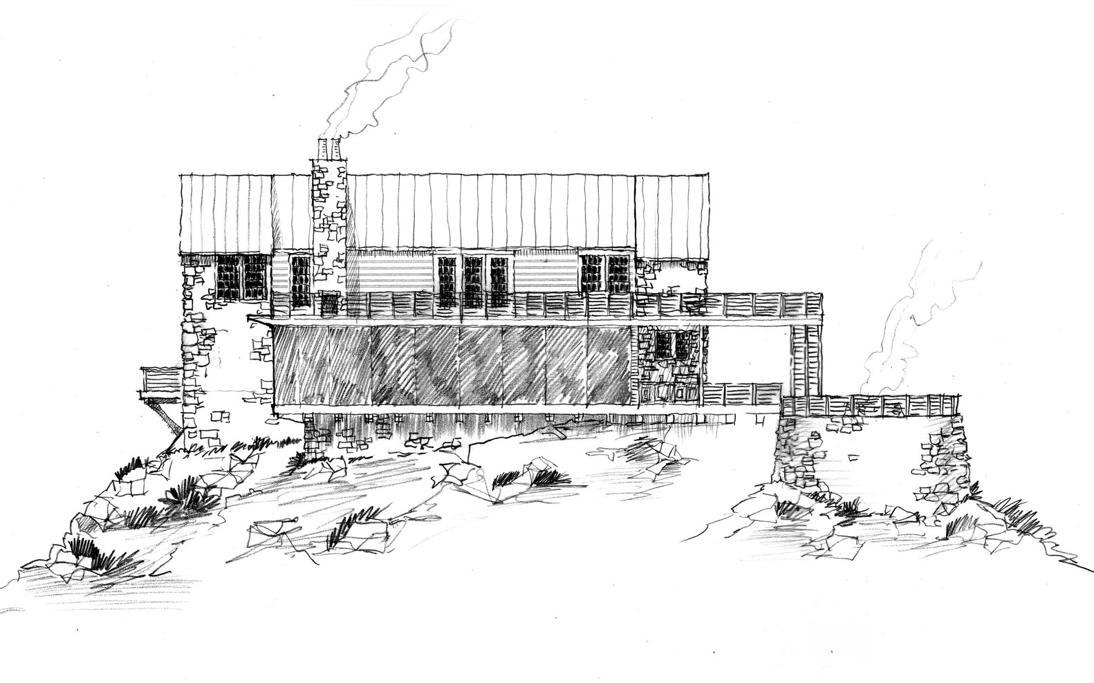 1582x988 Gallery Of Modern Farmhouse Christopher Architecture Amp Interiors - Farmhouse Sketch