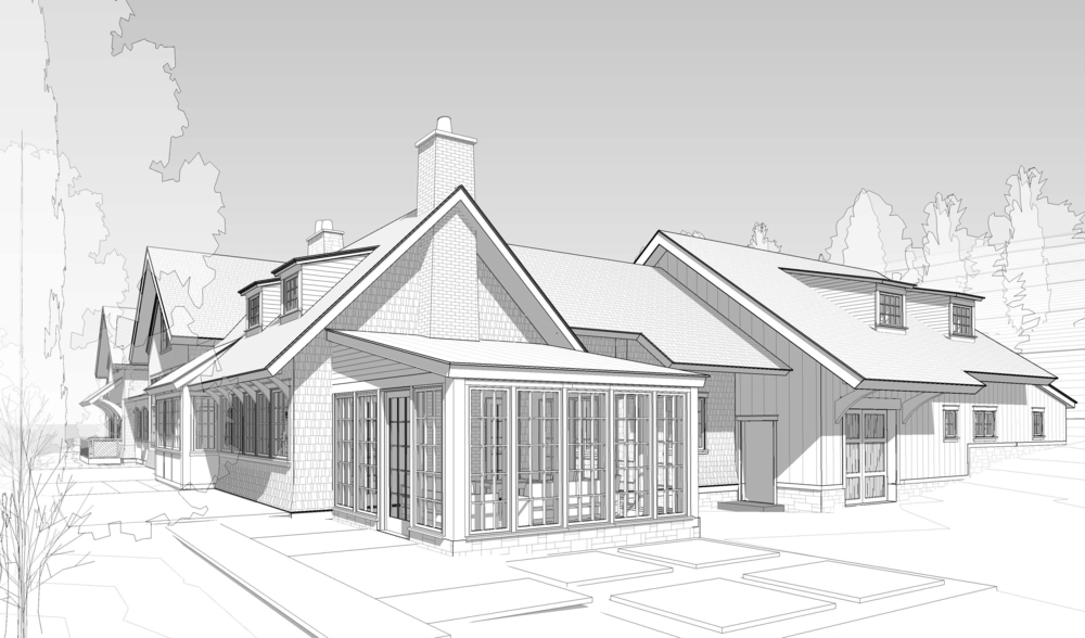 1000x588 The Alaska Farmhouse William Merriman Architects - Farmhouse Sketch