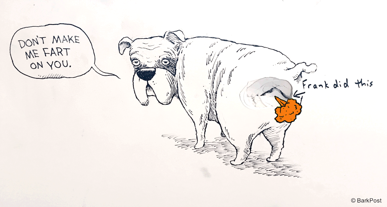 1280x684 Fart Dog Farts Funny Gif On Gifer - Fart Sketch