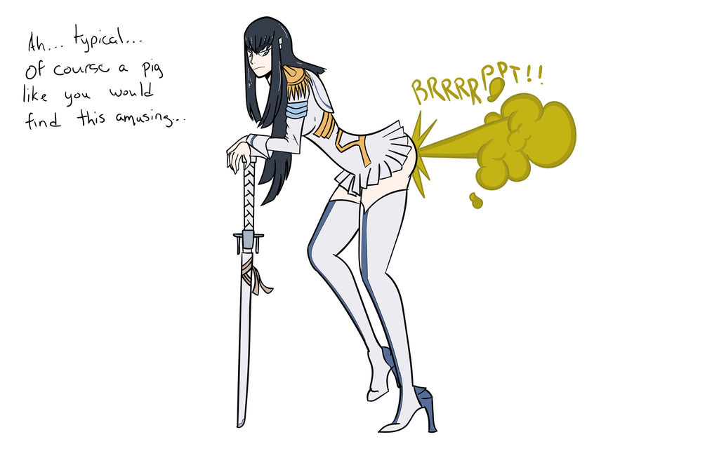 1024x663 Satsuki Kiryuin Sketch By Lolotron5 - Fart Sketch