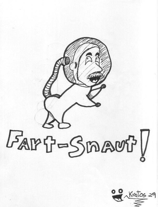 609x798 Fart Snaut By Kratos29 On Newgrounds - Fart Sketch
