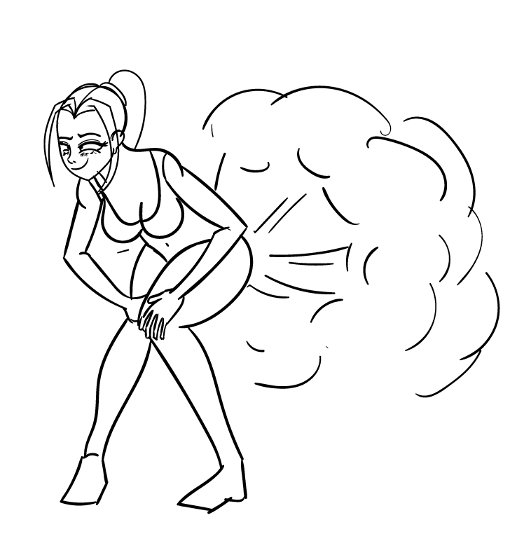 738x792 Bathing Suit Farts Quick Sketch By Lolotron5 - Fart Sketch