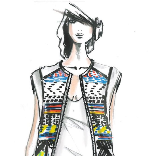 550x550 Designer Sketches Spring 2014 New York Fashion Week Popsugar - Fashion Clothes Sketches