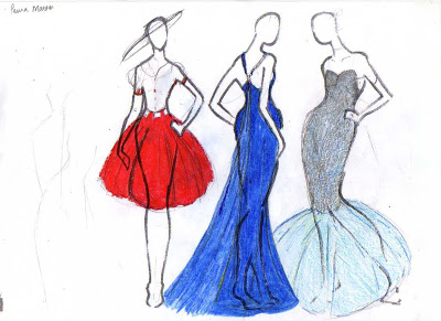 Fashion Design Sketches at PaintingValley.com | Explore collection of ...
