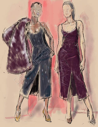 316x409 Fashion Sketches Free Downloads Fashion Design Sketch Samples - Fashion Design Sketches
