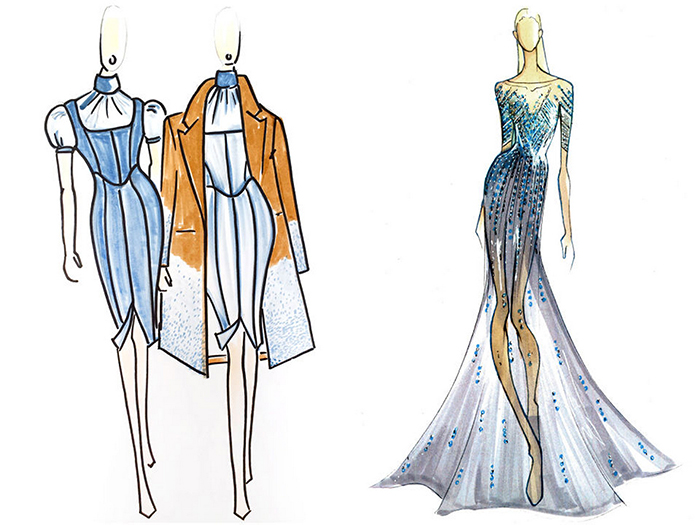 700x525 Ms. Fabulous Nyfw Fall 2016 Fashion Designer Sketches And - Fashion Design Sketches