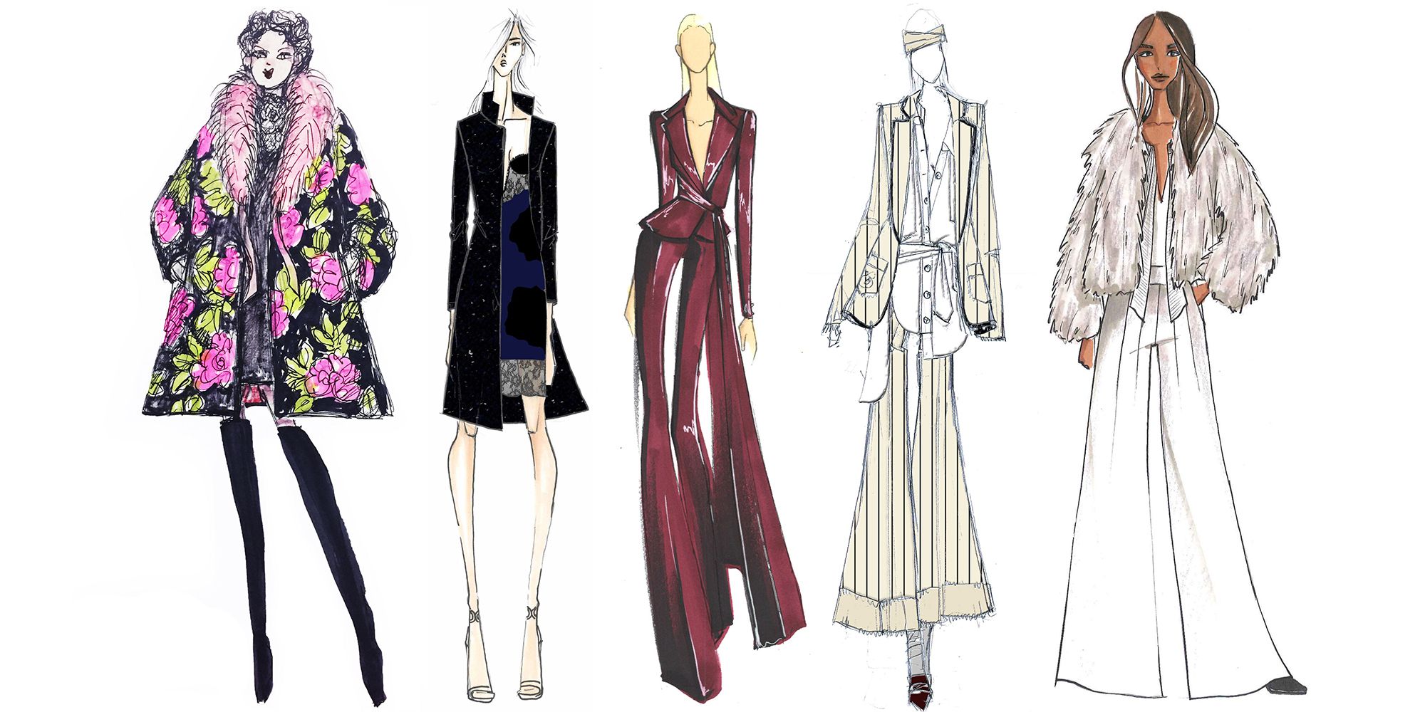 Fashion Design Sketches at PaintingValley.com | Explore collection of ...