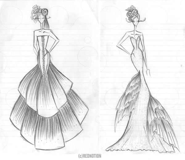 600x519 55 Inspiring Fashion Sketches Amp Illustrations - Fashion Design Sketches
