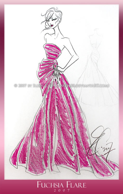 509x800 55 Inspiring Fashion Sketches Amp Illustrations - Fashion Designing Sketches Of Models