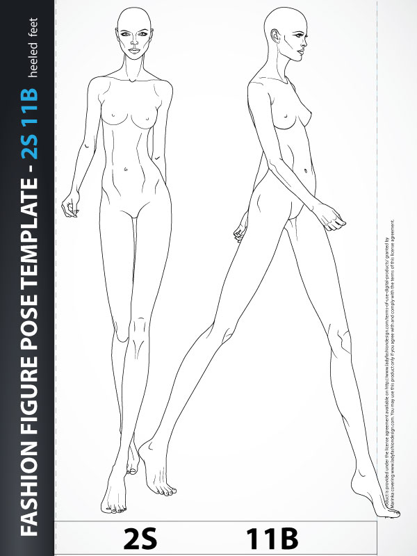 600x800 Fashion Design - Fashion Figure Sketch