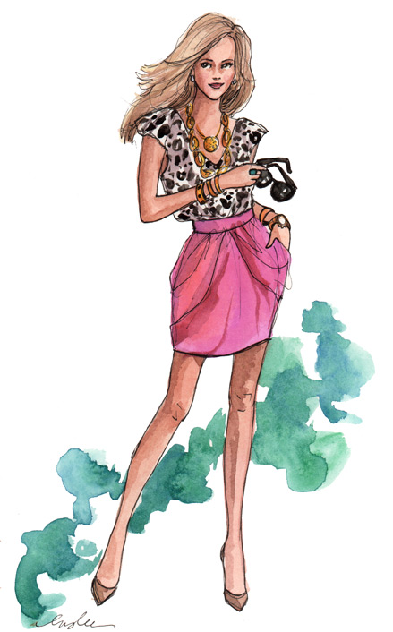 439x706 59 Images About Fashion Sketches On We Heart It See More About - Fashion Girl Sketch