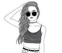 215x185 Drawing + Fashion + Sketch Images On - Fashion Girl Sketch